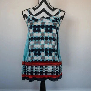 Cabi Silk Polka Dot Top Sz xs